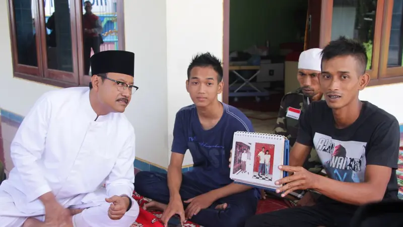 Calon Gubernur Jawa Timur nomor urut 2 Gus Ipul. (Liputan6.com/Dian Kurniawan)