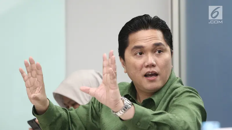 Safari Media, Erick Thohir Sambangi Kantor Liputan 6