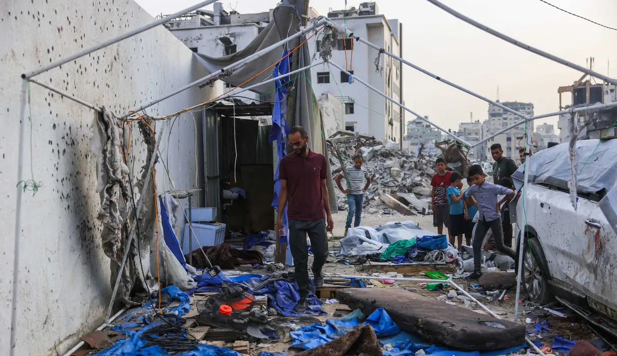 Israel juga kerap menuduh jurnalis Palestina di Gaza sebagai anggota Hamas. (BASHAR TALEB/AFP)