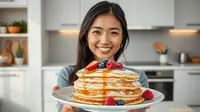 Resep Souffle Pancake Ala Jepang Lembut dan Fluffy yang Bikin Ketagihan