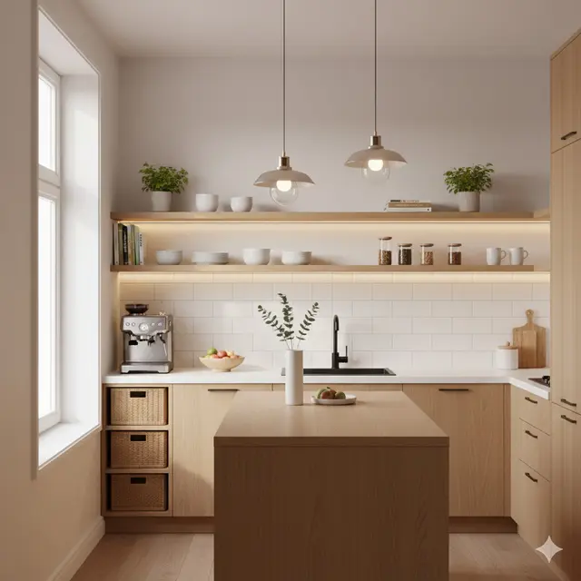 Model Dapur Minimalis Lurus