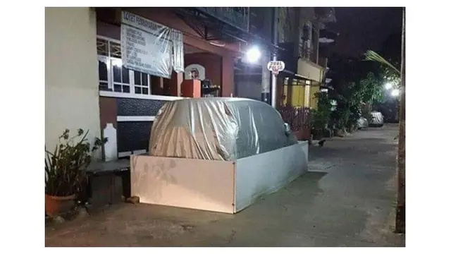 Cara Orang Menyiasati Tempat Parkir Ini Malah Bikin Miris