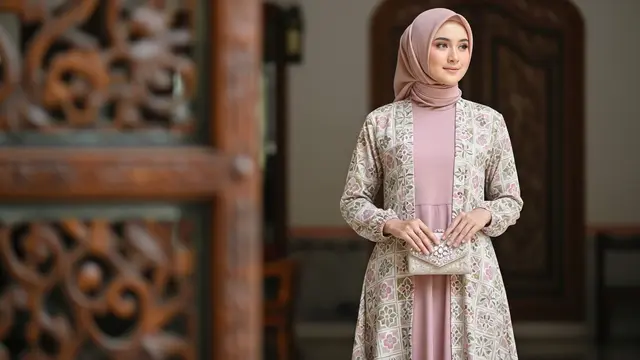 Model Gamis Elegan untuk Majelis Taklim