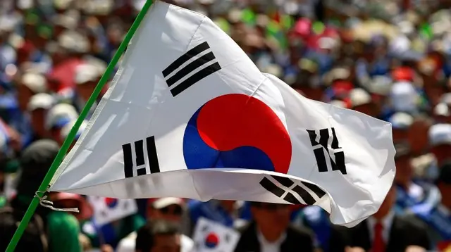 Ilustrasi bendera Korea Selatan (AP/Chung Sung-Jun)