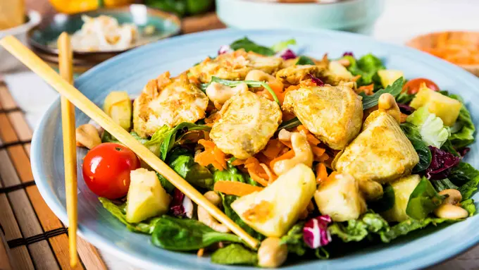 Resep Honey Mustard Chicken Salad