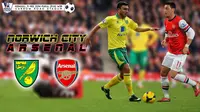 Norwich City vs Arsenal (Liputan6.com/Ari Wicaksono)