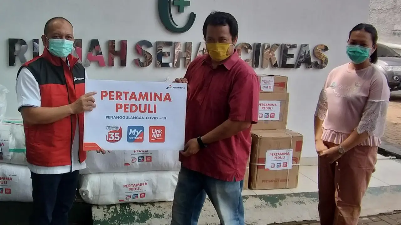 Pertamina Peduli Salurkan APD ke Sejumlah Faskes di Kabupaten Bogor