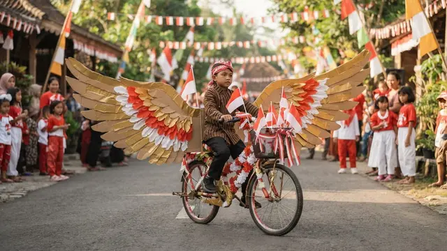 Hiasan Sepeda 17 Agustus