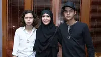 Dul Jaelani, Maia Estianty, dan AL Ghazali (Liputan6.com/Herman Zakharia)