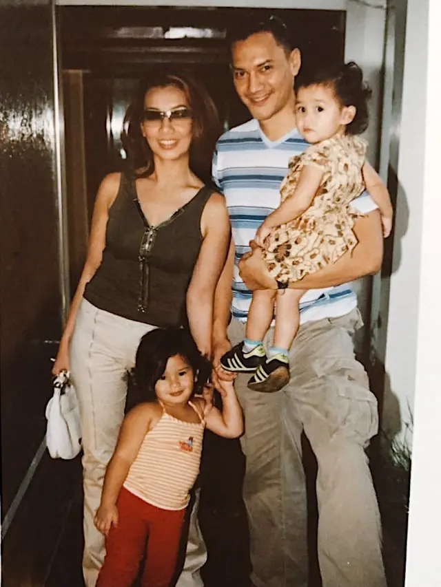 Aaliyah Massaid dan keluarga. (Foto: Instagram @aaliyah.massaid)