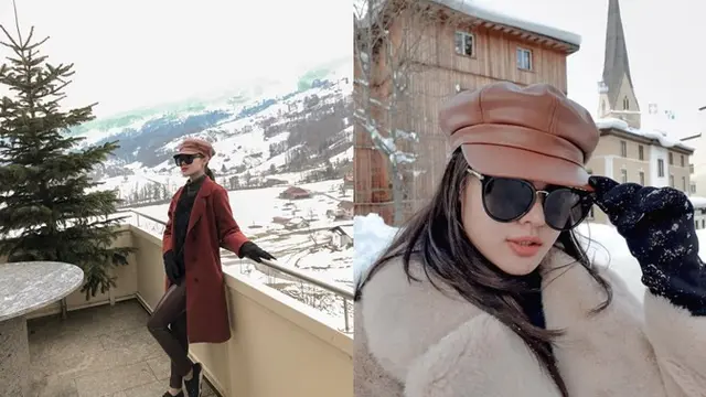 Olivia Gunawan saat berlibur di Luar Negeri