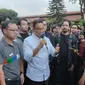 Calon presiden nomor urut 1 Anies Baswedan usai acara 'Desak Anies' di Bandung, Jawa Barat, Rabu (29/11/2023). (Liputan6.com/Winda Nelfira)