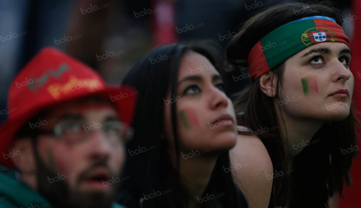 Kemenangan 1-0 ini cukup membuat Cristiano Ronaldo dan kawan-kawan melangkah ke babak perempat final. (Bola.com/Vitalis Yogi Trisna)