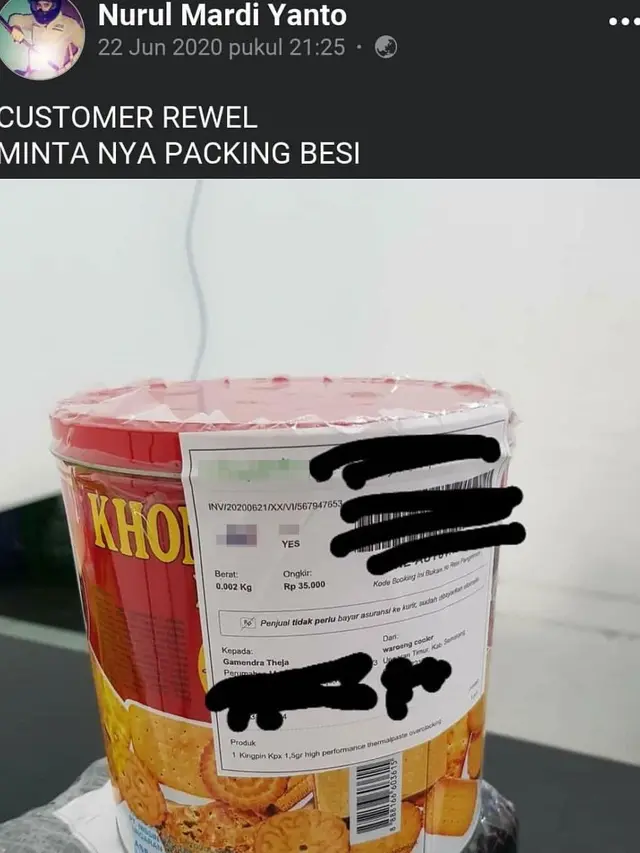 Tak Biasa, 6 Potret Packing Online Shop Ini Bikin Geleng Kepala