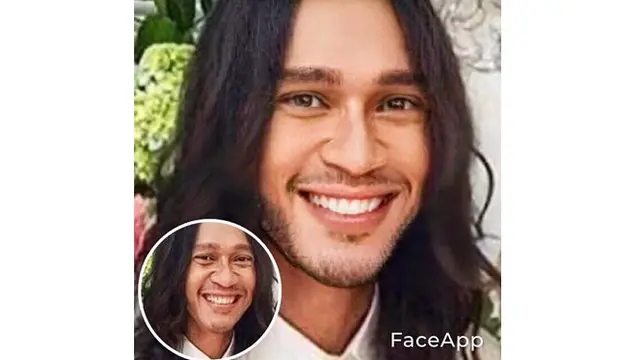 7 Artis Pria 'Oplas' Pakai FaceApp, Paras Aming Bikin Pangling