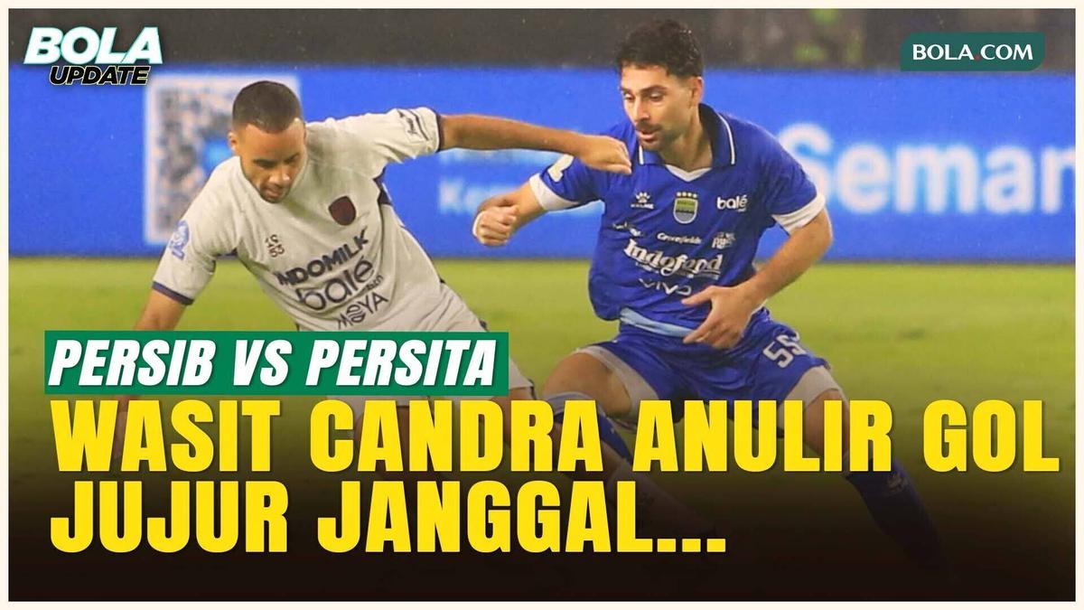 Respons Persita Tangerang usai Wasit Candra Anulir Gol ke Gawang Persib ...
