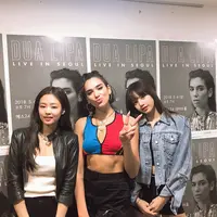 Dua Lipa dan BLACKPINK (Foto: Instagram/blackpinkofficial)