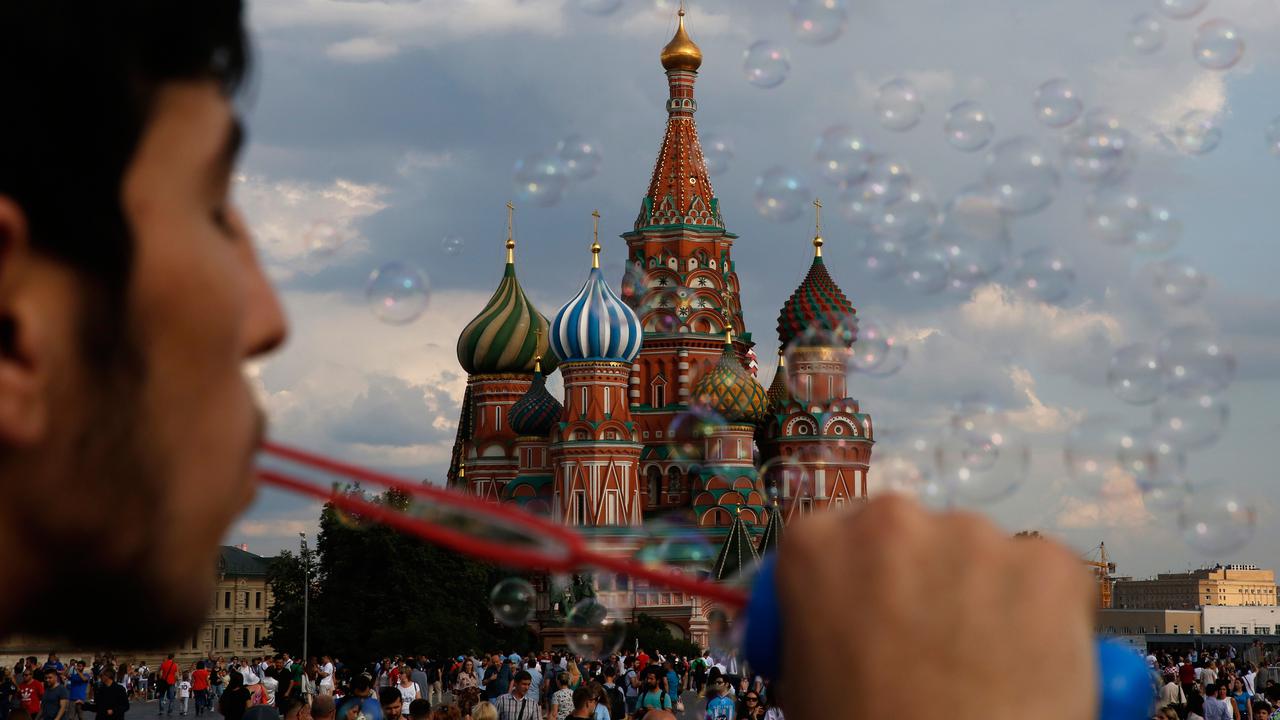 Potret Suasana Kota Moskow Jelang Final Piala Dunia 2018