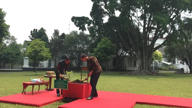 Presiden Joko Widodo atau Jokowi menerima kunjungan resmi Perdana Menteri Belanda Mark Rutte di Istana Kepresidenan Bogor, Jawa Barat, Senin (7/10/2019).