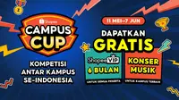 Ada Shopee Campus Cup, Ini Waktunya Bikin Kampusmu Menang dan Dapat Konser Musik Gratis!