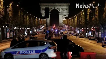 Seorang polisi tewas ditembak dan dua lainnya terluka di Champs-Elysees, Paris, pada 20 April 2017 malam waktu setempat.