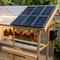 Desain Kandang Ayam dengan Panel Surya Mini. Gemini