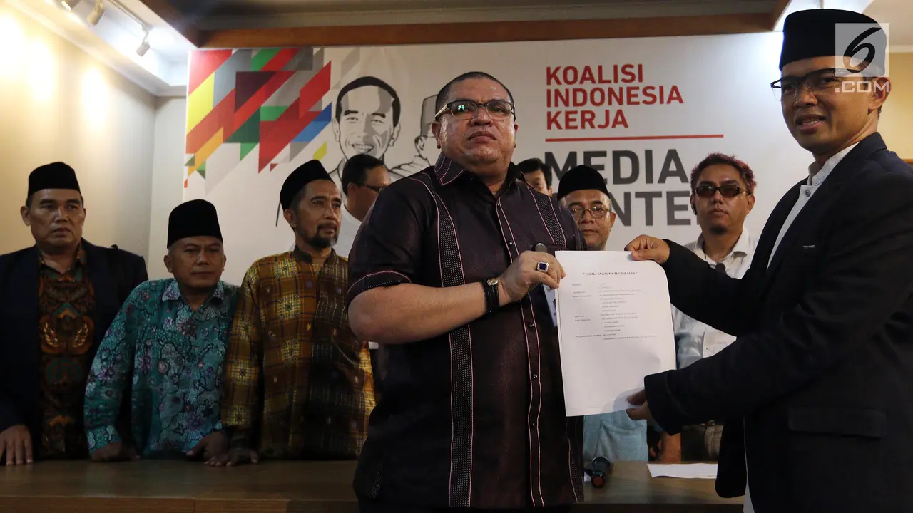 Eks 212 Dukung Jokowi - Maruf Amin di Pilpres 2019
