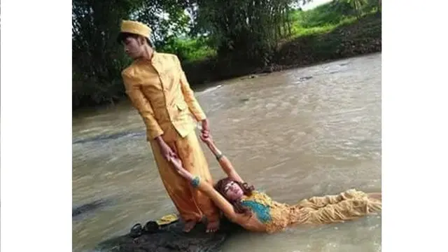 6 Prewedding Unik Tema 'Back To Nature' Ini Gokil Banget