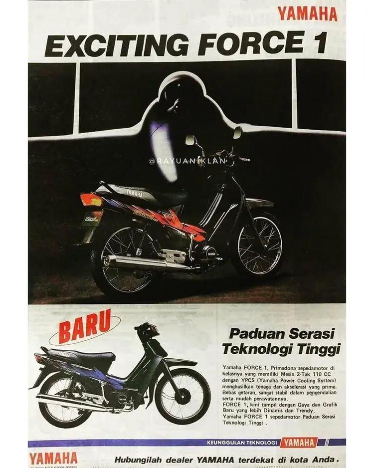 10 Iklan Sepeda Motor Zaman Dulu Dengan Spek Yang Masih Jadul