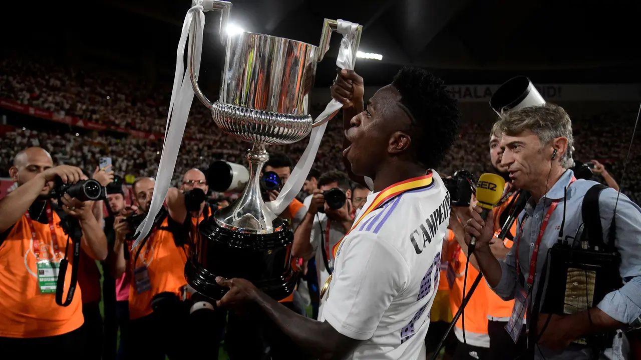 Foto: Rekor Langka, Ini Dia 3 Pemain Real Madrid yang Cetak Hattrick ke Gawang Barcelona dalam Laga El Clasico, Vinicius Junior Terbaru