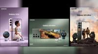 Gambar promosi Samsung Galaxy S23 series bocor di internet. (Doc: 91Mobiles)