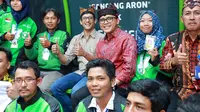 Para sopir Go-Jek pengantar obat bahkan dilatih secara khusus agar bisa melayani pasien warga miskin secara maksimal. (Liputan6.com/Dian Kurniawan)