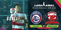 VIDEO: Gol Spektakuler Gelandang Madura United saat Hadapi Arema FC