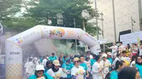 Ribuan pelari dari berbagai kalangan mengikuti sekaligus meramaikan ajang Color Run For Life 2023 di Jakarta, Minggu (23/7/2023). (dok. Color Run For Life 2023)