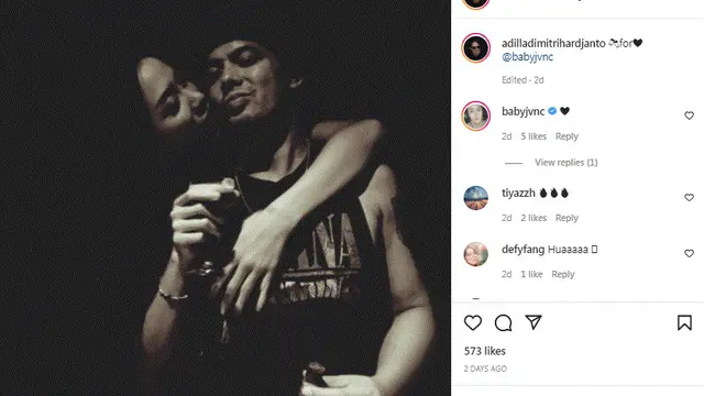 Adilla Dimitri jalin hubungan dengan Baby Stephani Jovanca beda usia 15 tahun