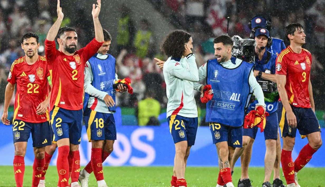 Di perempat final Euro 2024, Spanyol akan berhadapan dengan tuan rumah Jerman. (Alberto PIZZOLI/AFP)