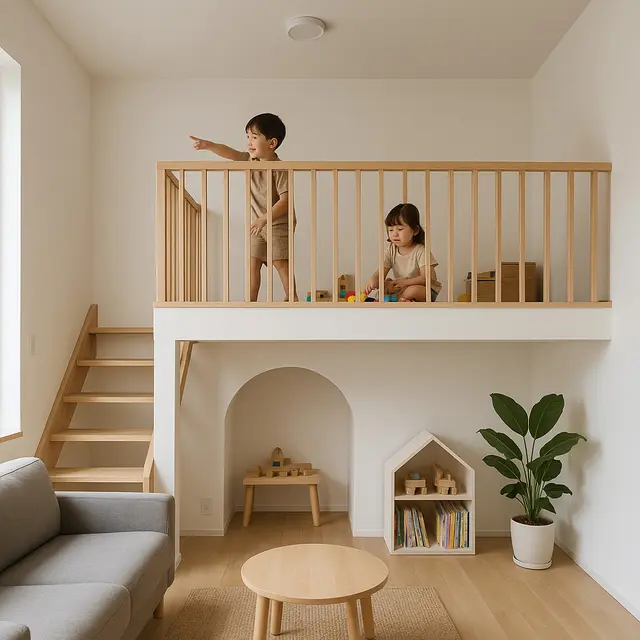Model Mezzanine pada Rumah Minimalis