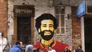 MOHAMED SALAH POSITIF COVID-19: Asosiasi Sepak Bola Mesir (EFA), menyatakan bahwa Mohamed Salah dinyatakan positif COVID-19 di tengah persiapannya tampil membela Timnas Mesir.  (Amir MAKAR/AFP)