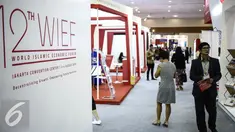 Suasana pameran World Islamic Economic Forum (WIEF) di Jakarta, Selasa (2/8). WIEF‎ ke-12 dihadiri sekitar 2.500 peserta dari 60 negara. (Liputan6.com/Faizal Fanani) 