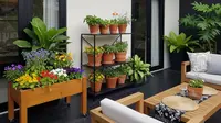 8 Desain Teras dengan Kebun Mini Edible Flower, Ini Jenis Bunga Mudah Ditanam