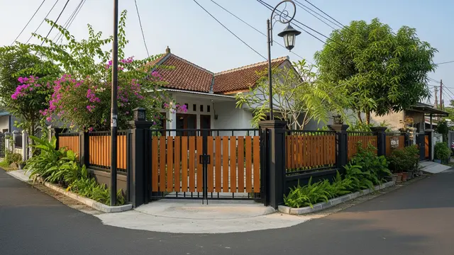Inspirasi Pagar Rumah Hook Berukuran Kecil yang Estetik dan Fungsional