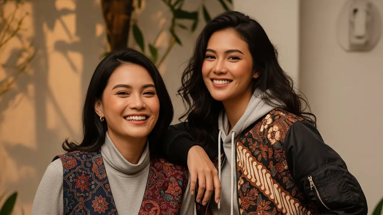 Outer Batik Wanita Layering Terbaik di 2025