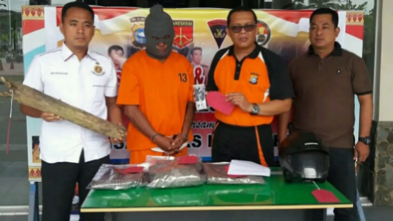 Pinangan Ditolak, Kayu Bulat Melayang di Kebun Sawit