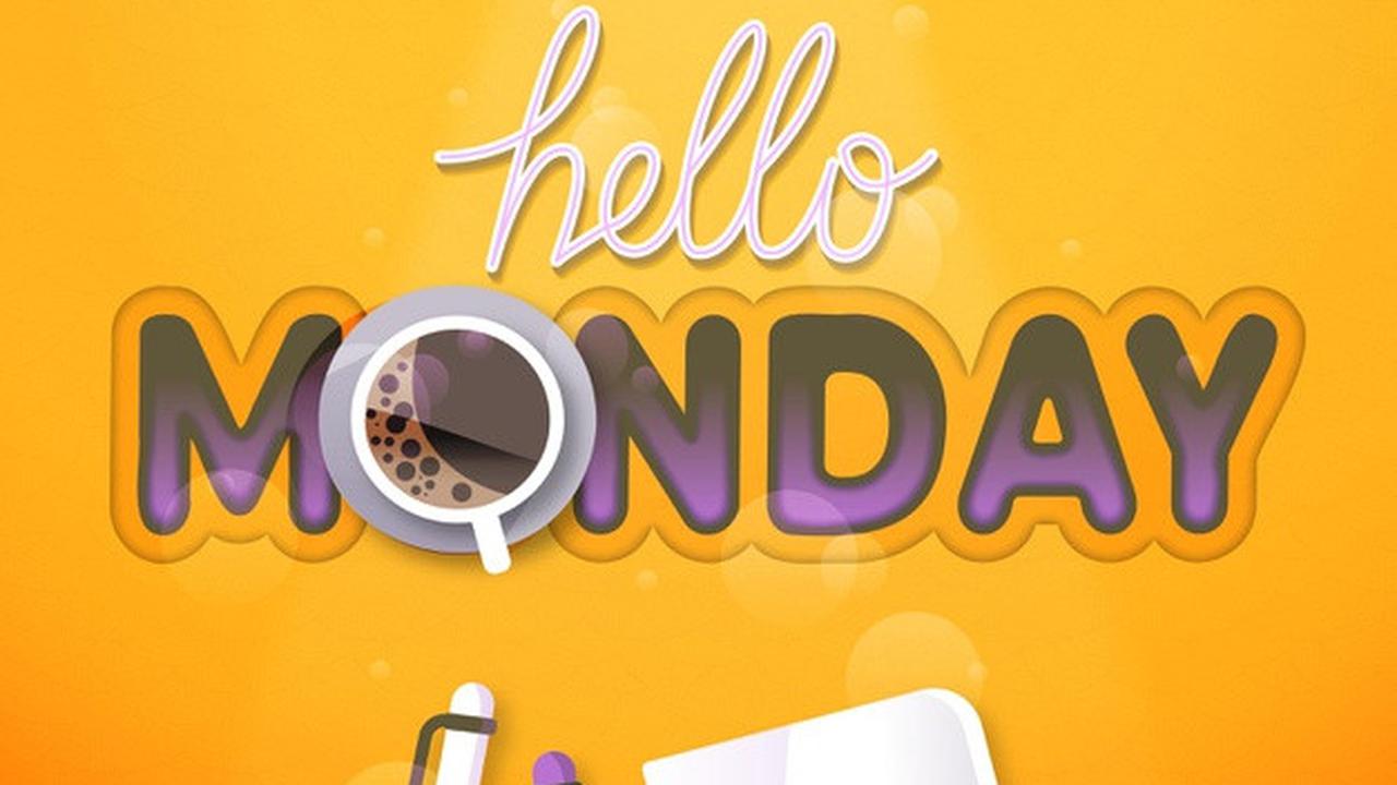 Ilustrasi kata-kata ucapan, hari Senin