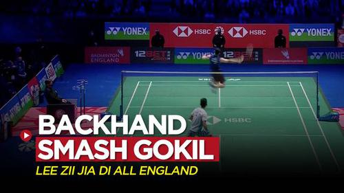 VIDEO: Backhand Smash Gokil Lee Zii Jia di All England, Lebih Cepat dari Taufik Hidayat