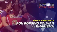 Berita Video Highlights Livoli 2019, PGN Popsivo Polwan Vs Kharisma 1-3