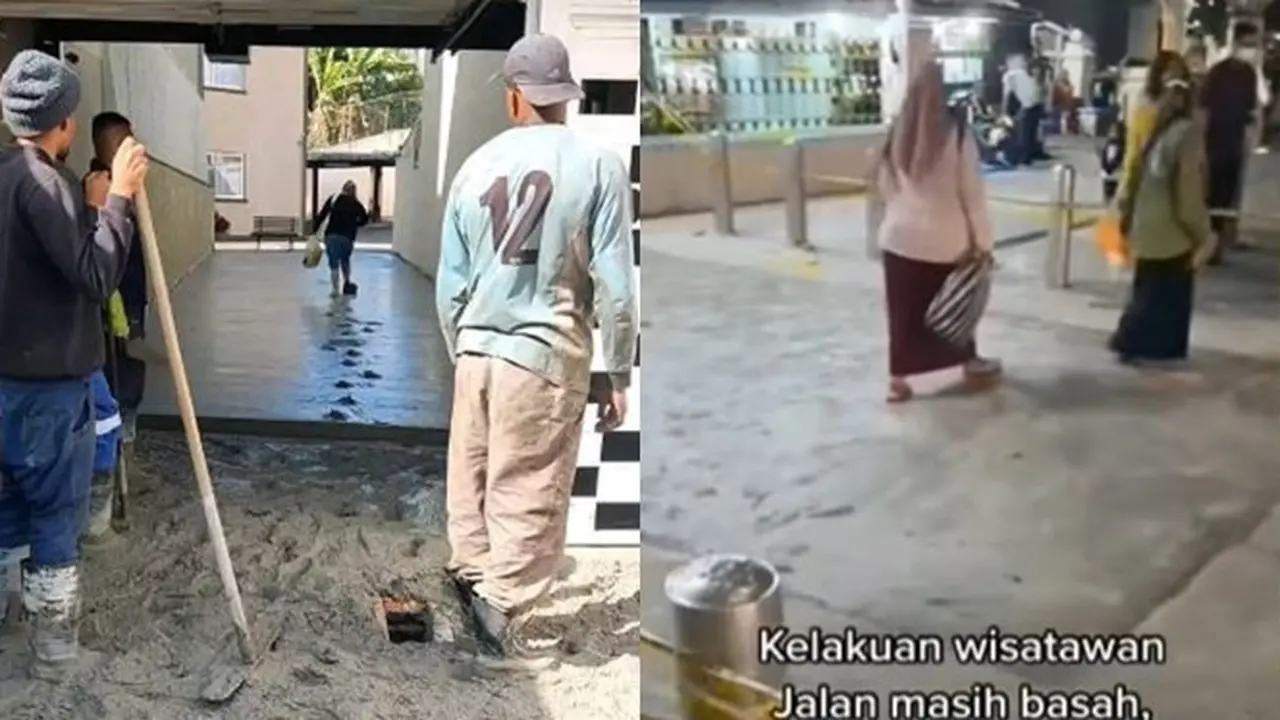 6 Tingkah Acuh Orang Saat Lewat Cor Basah Ini Jangan Ditiru