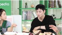 Reaksi Mengejutkan Chan Eun Woo Usai Mencoba Manggis dan Durian. foto: Youtube 'Tokopedia'
