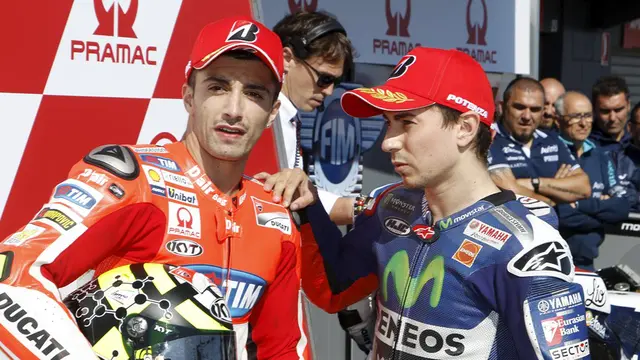 Jorge Lorenzo dan Andrea Iannone