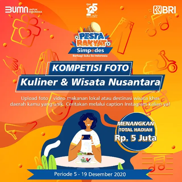 Unik dan Kekinian, Pesta Rakyat Simpedes Eps 8 Usung Tema Citarasa Nusantara